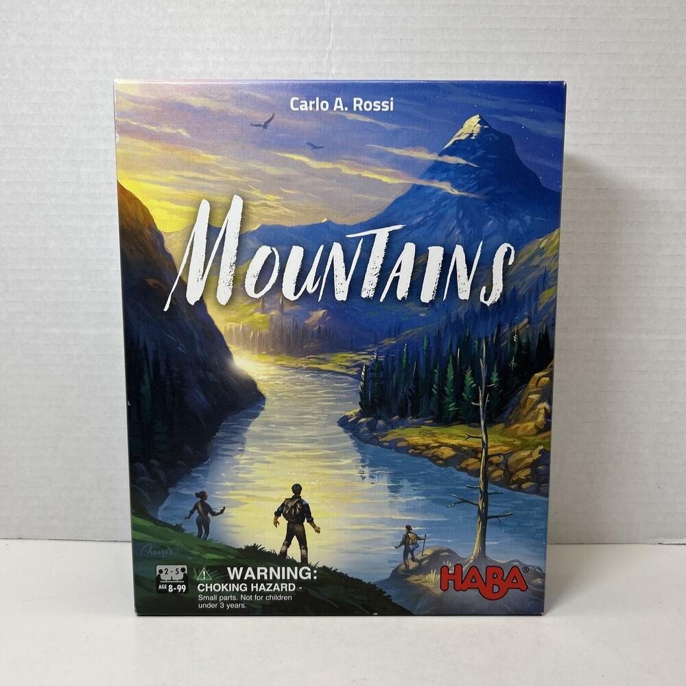 Mountains Adventure Board Game by Carlo Rossi, 2-5 Players 8+ By HABA Complete